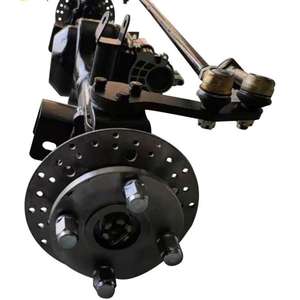 Longueur personnalisée ROS UGV <span class=keywords><strong>trois</strong></span> quatre roues tricycle électrique ensemble d'essieu de frein à disque avant pour voiture électrique - Product Image 2