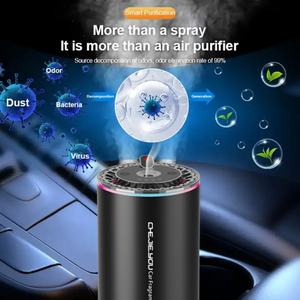 Difusor de Aroma Portátil Inteligente con Proyección de Estrellas, Purificador de Aire sin Agua, 50 ml, Aleación de Aluminio para Autos, OEM ODM - Product Image 5
