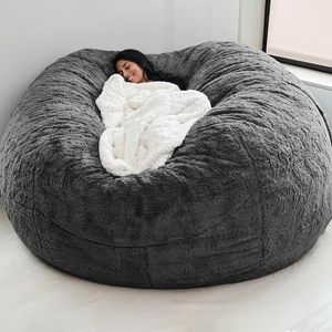 Fundas para Sillón Puff Gigante <span class=keywords><strong>de</strong></span> 6F, Fundas para Sofá <span class=keywords><strong>de</strong></span> Salón, Fundas Elásticas y Extensibles para Sofá Cama Plegable - Product Image 3