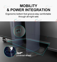 Stand DJ réception réception stand portable LED Table mur affichage fond scène Dj stand écran