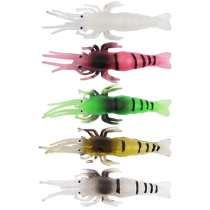 เหยื่อปลอมกุ้งเรืองแสง CHEERY ขนาด 4.8 ซม. น้ำหนัก 1 กรัม 5 สี เหมือนจริง นุ่ม ยืดหยุ่น สำหรับตกปลา - Product Image 2