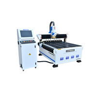 Routeur CNC Syntec 4*4 pieds 1212 à 4 axes avec refroidissement par eau, moteur de broche 4,5 kW et pompe pour le travail du bois et la sculpture 3D