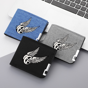 La moderna cartera plegable de lona de doble cara <span class=keywords><strong>para</strong></span> hombre es adecuada como regalo <span class=keywords><strong>para</strong></span> <span class=keywords><strong>adolescentes</strong></span> y estudiantes masculinos. - Product Image 1