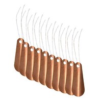 Plaque d'identification de plantes en cuivre pour jardin, 120x20x1.5MM, Fournitures d'outils de jardin, Approvisionnement direct usine