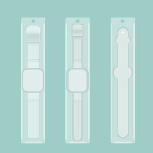 Correa de reloj inteligente de nailon de acero de silicona clásica de cartón de lujo caja de embalaje de plástico con inserciones de embalaje de espuma al por mayor - Product Image 5