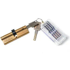 Blade Multi-track Construction Brass Cylinder With Anti-break Aluminums Frame And Medal Keys