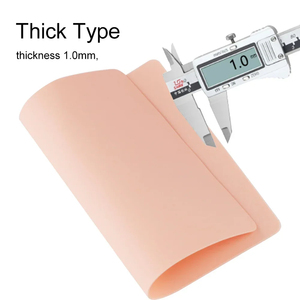 1mm Pink Synthetic Leather Tattoo <b>Practice</b> Skin Double Sided Blank <b>Pad</b> for PMU Training - Product Image 3