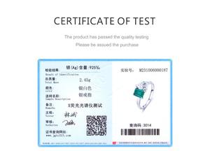 Anillo de Plata de Ley 925 Chapado en Oro Blanco para Mujer, con Dos Circonitas, Anillo de Compromiso Antideslustre, Joyería al por Mayor - Product Image 6