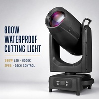 Projecteur de scène mobile IP66 étanche 600W pour extérieur, avec profil de cadre, 4 facettes, 6 rangées de prismes, 6 gobos fixes et 7 gobos rotatifs, pour DJ et concerts