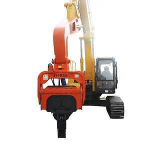 OEM 18-65ton Backhoe muatan berat penggali lampiran <span class=keywords><strong>Vibro</strong></span> tumpukan palu getaran tumpukan Driver - Product Image 1