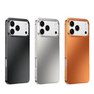 Coque de protection antichoc en métal pour iPhone 16, avec cadre en alliage d'aluminium et boucle hippocampe, compatible avec Apple 17 Pro Max - Product Image 1