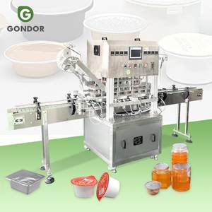 Aluminum Foil Canister Type Film Roll Cup Plastic Bottle Linear Heat <b>Automatic</b> Sealing <b>Machine</b> on Guangzhou - Product Image 1