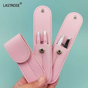 Juego de Pinzas para Cejas de Acero Inoxidable de Dos Piezas con Pinzas Puntiagudas de Apertura Oblicua Positiva, Herramienta de Reparación de Cejas de Colores - Product Image 1