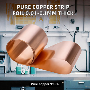 Bande de cuivre pur non allié de 1,5 mm à 1220 mm de large, 99,9 % de pureté, avec service de pliage - Product Image 2