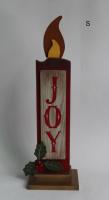 L5 "H17" 18 "20" bougies en bois Sitabouts décor de Table Noel paix Joy