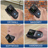 Non-contact Digital Wood Humidity Tester Hygrometer Timber Damp Detector Tree Density Digital Tester Black Wood Moisture Meter