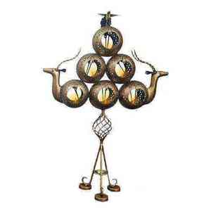 ที่ใส่เทียนรูปปิรามิดตกแต่ง ขนาดเล็ก สำหรับตกแต่งบ้านและงานเทศกาล ดีวาลี งานแต่งงาน อีสเตอร์ และของขวัญ พร้อมส่งออก - Product Image 2