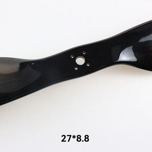 Palas de hélice de drones probadas en equilibrio dinámico mecanizado CNC de fibra de carbono ligero para Mapeo de drones - Product Image 1