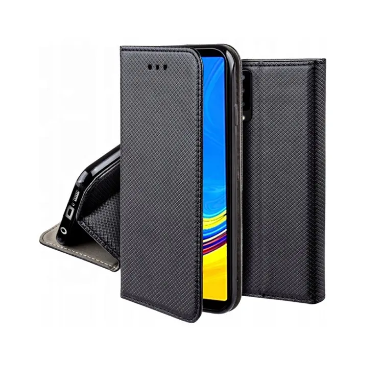 Smart Case Book Double Layer PU Leather Cell Phone Covers with Card Slot for Samsung Galaxy Note 10 Note10+ 5G A9 A10s A50s A30s