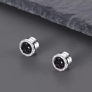 Magnetische Oorknopjes Koperen Set Diamanten Oorknopjes Voor Mannen Zonder <span class=keywords><strong>Piercing</strong></span> - Product Image 5