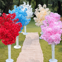 Arbre de cerisier artificiel en plastique écologique, décoration intérieure/extérieure, Pâques, mariages, fêtes, hauteur 1,2 m, aspect naturel