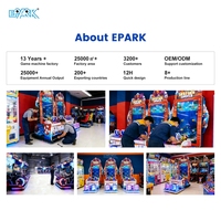 Machine de jeu de pêche pour 2 joueurs EPARK Deepsea Miracle, machine d'arcade à tickets pour enfants, pour centre commercial