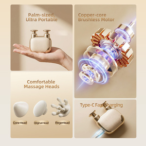 Pistolet de <span class=keywords><strong>massage</strong></span> sans fil à double tête, mini appareil de <span class=keywords><strong>massage</strong></span> portatif pour les couches profondes, pour le corps entier, le <span class=keywords><strong>visage</strong></span>, les soins de <span class=keywords><strong>massage</strong></span> quotidiens et les moments de détente - Product Image 3