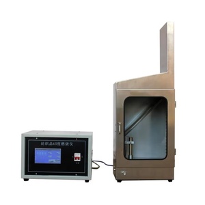 Apparecchiatura di prova di infiammabilità a combustione in tessuto di 45 gradi Tester di infiammabilità tessile camera di prova fiamma tessile - Product Image 5