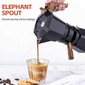 3 <span class=keywords><strong>tazas</strong></span>, 6 <span class=keywords><strong>tazas</strong></span>, <span class=keywords><strong>9</strong></span> <span class=keywords><strong>tazas</strong></span>, <span class=keywords><strong>cafetera</strong></span> italiana clásica, válvulas dobles controladas por temperatura de aluminio, olla Moka de inducción para estufa - Product Image 5