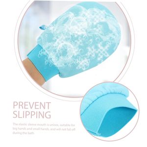 Rayon Viscose Scrubber Glove for <b>Body</b> Care Light Eco-Certified Fiber for Bath <b>Scrub</b> and Bathroom Use - Product Image 4