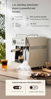 Cafetera Portátil para el Hogar, Sistema de Preparación de Café Semiautomático, Cafetera Eléctrica para Automóvil, Autocaravana, Uso en Hoteles, Latte, Cappuccino