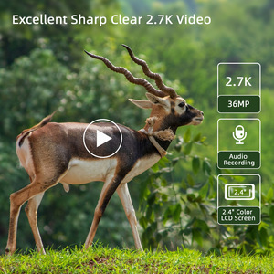 50MP กล้องดิจิตอลสำหรับล่าสัตว์4K, กล้องตรวจจับสัตว์ป่ากลางแจ้งวิสัยทัศน์กลางคืนอินฟาเรดกล้องดักถ่ายภาพ HC-812A - Product Image 4