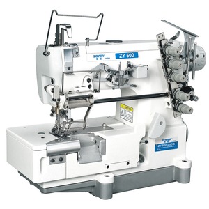 Máquina de coser de puntada cubierta Zoyer ZY500 05CBD de 3 agujas y 5 hilos con encaje y banda elástica para costura industrial - Product Image 3