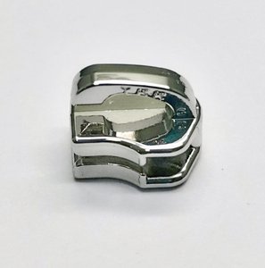 <span class=keywords><strong>Fermeture</strong></span> <span class=keywords><strong>éclair</strong></span> <span class=keywords><strong>YKK</strong></span> avec butée supérieure et inférieure en métal argenté 03 05 08 10, <span class=keywords><strong>curseur</strong></span> en laiton antique Excella Gold pour sac (STOPPER) - Product Image 5