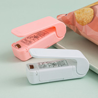 Mini sac chauffant maison scellant machine petite fermeture portable sac en plastique alimentaire collation scellant