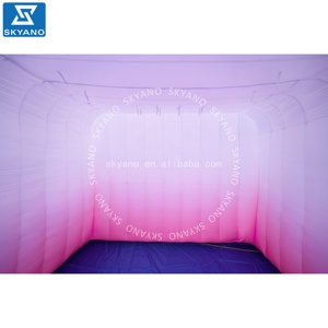 Tente publicitaire gonflable en forme de nuage rose pour l'extérieur - Product Image 6