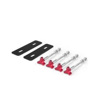 Support de montage en alliage d'aluminium pour barres de toit de voiture, utilisation générale avec plaque antidérapante - Product Image 4