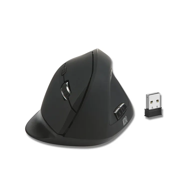 2.4G advanced ergonomic design vertical wireless mouse reduces muscle strain