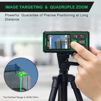 Télémètre laser SNDWAY avec caméra, étanche IP68, rechargeable par USB, outils de mesure, télémètre vert