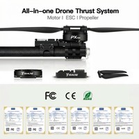 Système de propulseur lourd pour drone haute altitude PX45H 81 kg max, kit moteur de drone tout-en-un pour l'agriculture ou charge de 80-90 kg