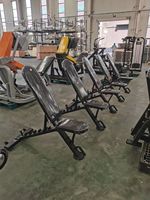 Banc de musculation multifonction réglable pour abdominaux et presse, inclinable et plat
