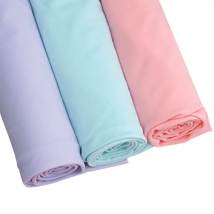 high quality elastic 4 way matt nylon fabric 85% nylon 15% spandex jersey fabric for sportswear swimwear