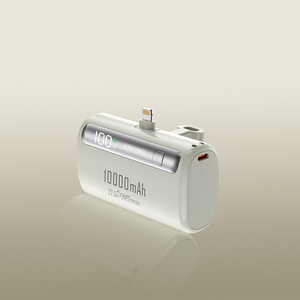Meilleure vente transfrontalière : Mini batterie externe sans fil haute capacité avec câble intégré et support, 10000 mAh, étanche - Product Image 1