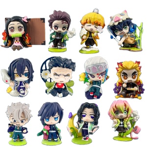 Figurine d'action japonaise Tanjiro, <span class=keywords><strong>jouet</strong></span> en PVC, boîte surprise, Nezuko, série de fleurs de <span class=keywords><strong>naissance</strong></span>, cadeau pour enfants - Product Image 2