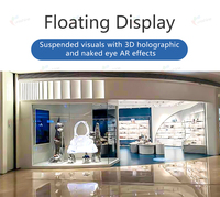 Écran LED en film transparent ultra-fin pour vitrine intérieure, affichage sur verre intérieur pour la publicité