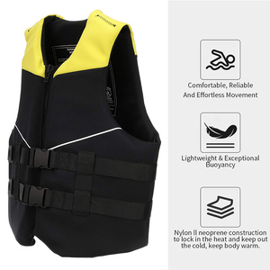 <span class=keywords><strong>Gilet</strong></span> <span class=keywords><strong>de</strong></span> <span class=keywords><strong>sauvetage</strong></span> pour adulte en néoprène haute visibilité avec panneaux jaunes en mousse EPE, boucles réglables, <span class=keywords><strong>gilet</strong></span> <span class=keywords><strong>de</strong></span> sécurité marine certifié CE - Product Image 4