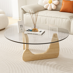 Tavolino da Caffè Moderno Minimalista <span class=keywords><strong>in</strong></span> <span class=keywords><strong>Vetro</strong></span> <span class=keywords><strong>Temperato</strong></span>, <span class=keywords><strong>Tavolo</strong></span> Centrale di Lusso Trasparente per Soggiorno, Casa, Villa, Arredamento d'Interni - Product Image 2