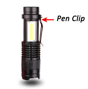 <span class=keywords><strong>TOPCOM</strong></span>-Mini linterna táctica LED de bolsillo, multifunción, con carga USB - Product Image 6