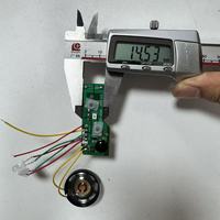 Mainan Bercahaya Xinxing PCBA Musik LED Pencahayaan Pelangi Sensor Getaran Papan PCB Dua Tombol COB