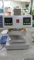 Presse à chaud électrique entièrement automatique à double chauffage supérieur et inférieur, 10 tonnes de haute pression, pas de compresseur d'air requis